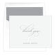 Script Thank You Folded Note Cards - Letterpress Image 4 of 4